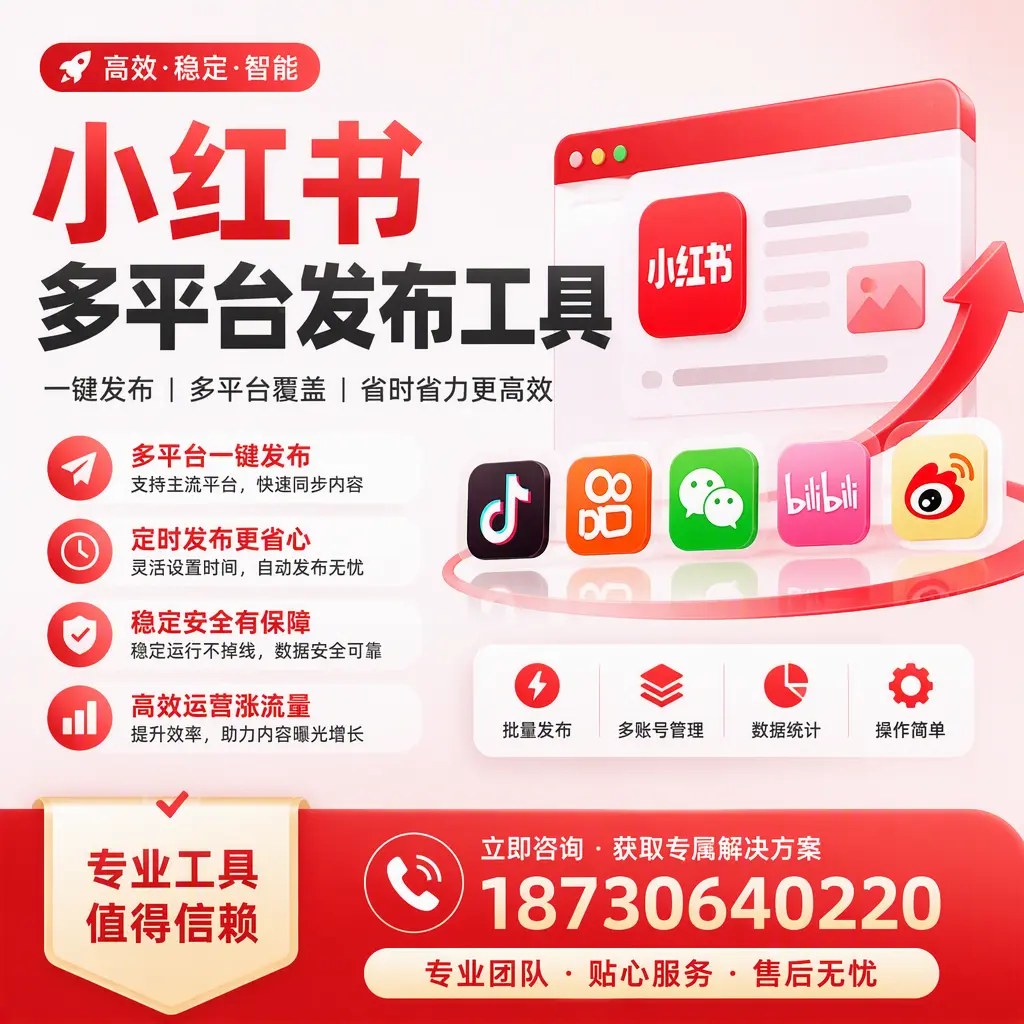 在 黄石 小红书多平台发布工具的市场前景分析